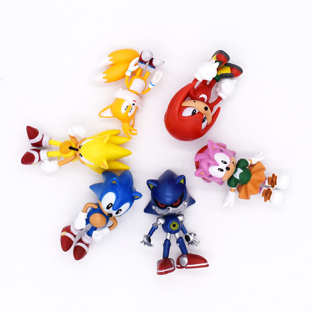 6pcs/set Super Sound Sonic Movie Game Dolls Shadow Hedgehog Pvc Figure  Model Toy Kids Birthday Gift - Action Figures - AliExpress